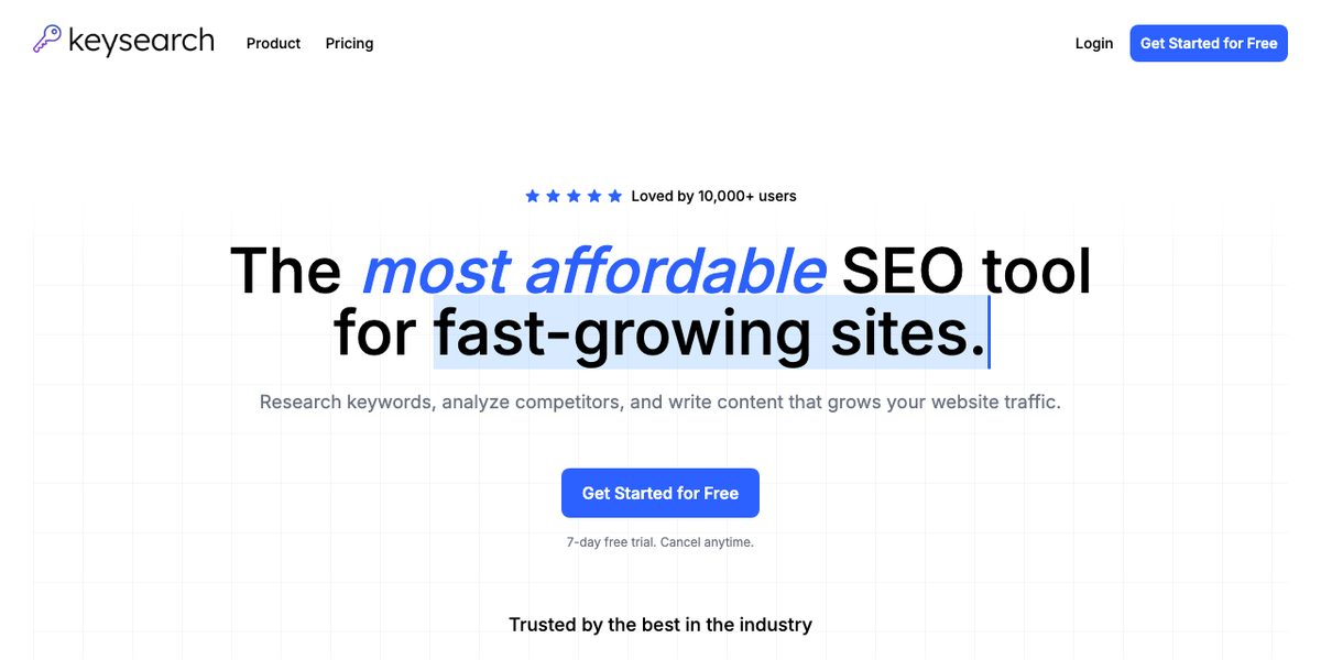 KeySearchの公式サイト
