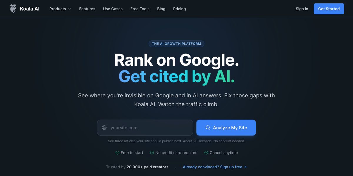 Koala AIの公式サイト