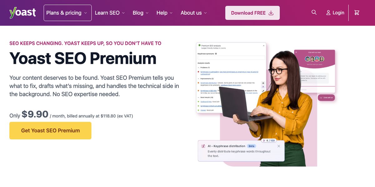 Yoast SEOの公式サイト